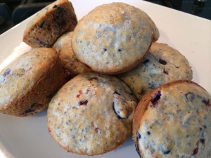 Chia Blueberry Muffins! 