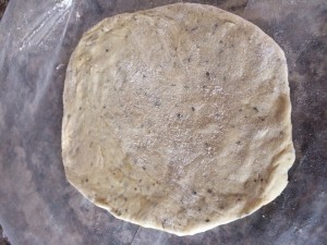 If your dough won't relax  roll it out a little bigger to around 1/8 inch thick.