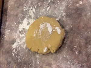 When making sugar cookies try using powdered sugar instead of flour for your rolling pin and work area!!