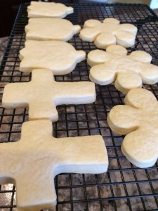 Theme cutouts are my favorite! Birthday parties, showers, weddings, celebrations! These are for the church fish fry! Crosses, tulips and daisies!!