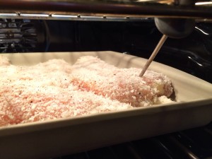 Does your oven have the probe? Not sure how I ever lived without this gadget. I program my temp, 165, and insert I the thickest part of the meat, it beeps when meat had reached the temp!!