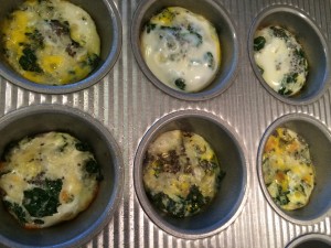 20 mins was perfect for my 6 tins! Watch as soon as the egg muffin forms and the edges turn golden!