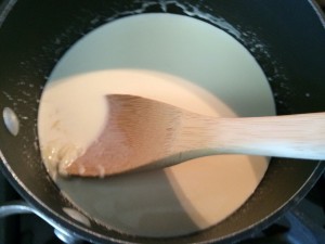 Gruyere melts beautifully, no chunks. Perfect consistency!