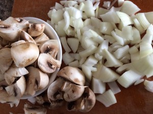 Chop your veggies the night before to make for a super smooth morning!