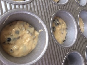 I love my  non -stick muffin tins ! No messing with baking cups! 