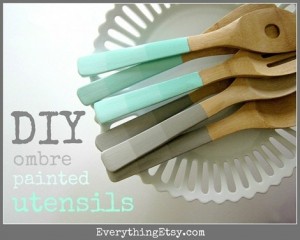 http://www.everythingetsy.com/2012/05/diy-ombre-painted-utensils/