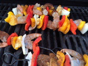 I was in a total wind storm while grilling this evening! My seasoning blew right out of the bowl!!!