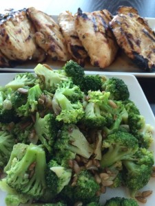 This sauté is amazing ! The sunflowers add a nutty flavor to the mix!