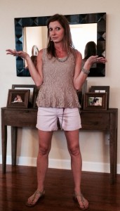 Of course the girls loved the shorts! I couldn't get over the pastel purple.