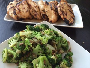 Grilled chicken and a nutritious vegetable side! Could it really be unhealthy? 