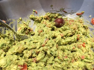 The chefs told me to mix with my "flavor" which meant "get your back into it!" Use those hips!