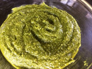Pesto is a quick and easy marinade or sauce for pasta, chicken, and fish!