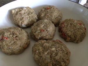 Make sure to clean your hands and work surface with a disinfectant after working with the raw ground turkey.
