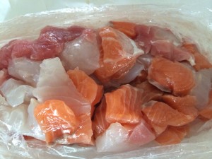 This is what I brought home! Chopped and ready to go!