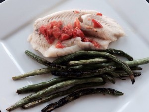 Tilapia is a great starting point when introducing fish into your cooking. Talapia is not fishy and it is easy to determine when it is cooked. 