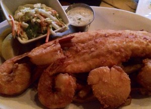 Luke's fried scallops are amazing! Something about the texture of fried with the meaty scallop did it for me!