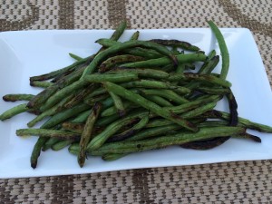 Grilling vegetables on the tray or right on the grill give them the extra char! 