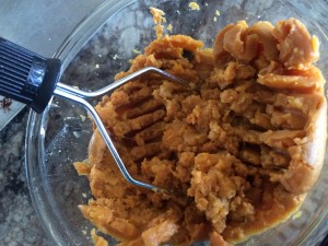 Use a potato masher or a fork!