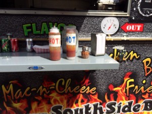 Hot or Not Sauce to the menu item names. This is one cool truck!