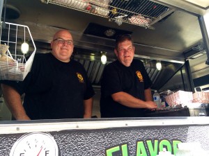Pat (left) and Mike are the real deal when it comes to BBQ! Stop in, say Howdy, grab a BarBCone, and tell them I sent you! 