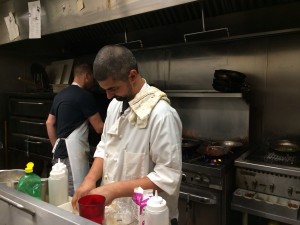 Matteo, Matt Cavanaugh, in his kitchen.