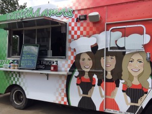 What a cool truck! Saucy Mamas Food Truck and Catering!