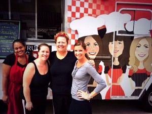 Being a saucy mama myself, I fit right in on this truck! Saucy Mamas who cook homemade Italian food is a sisterhood. I love these girls and can't wait to see where they go from here!