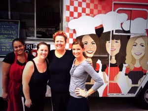 Being a saucy mama myself, I fit right in on this truck! Saucy Mamas who cook homemade Italian food is a sisterhood. I love these girls and can't wait to see where they go from here! 