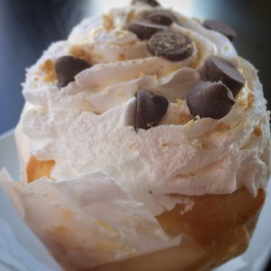 I found this cannoli cupcake at Little Italy Days in the Bloomfield neighborhood of Pittsburgh.