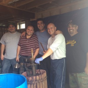 From left: Brian Sauro, Clem Gigliotti, Rudy Ranallo, Jay DeLeonibus, and Anthony Sansonetti