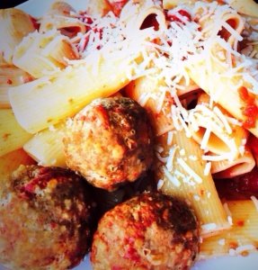 Sunday dinner with the Isoldi family is not complete without Carla's meatballs! 