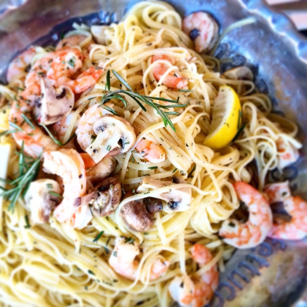 Rosemary Shrimp Pasta – Parmesan Princess