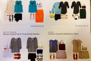 Stitch Fix included this cute styling card to give dress up and down the items! To see them in outfits!